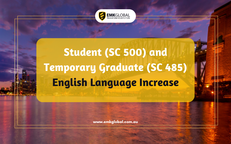 Student visa and Temporary-graduate-visa-english-language-increase
