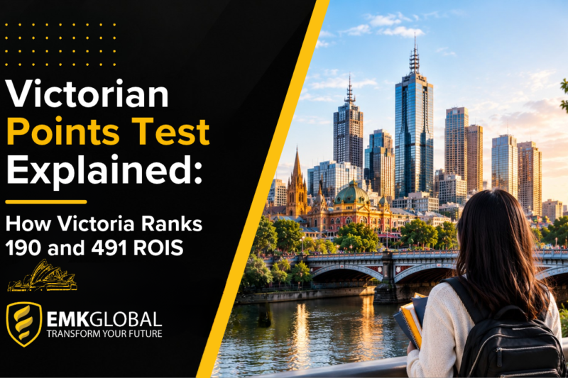 Victorian Points Test scoring factors for subclass 190 and 491 Registrations of Interest